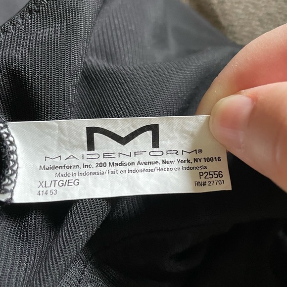 Maidenform Wear Your Own Bra Singlet XL Black P2556 - Picture 7 of 10